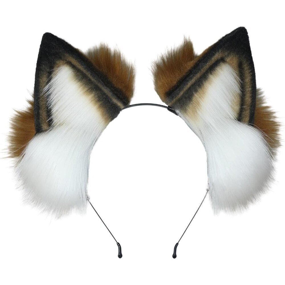 Animal Ears Headband Handmade Plush Soft Cosplay Halloween Party Accessory